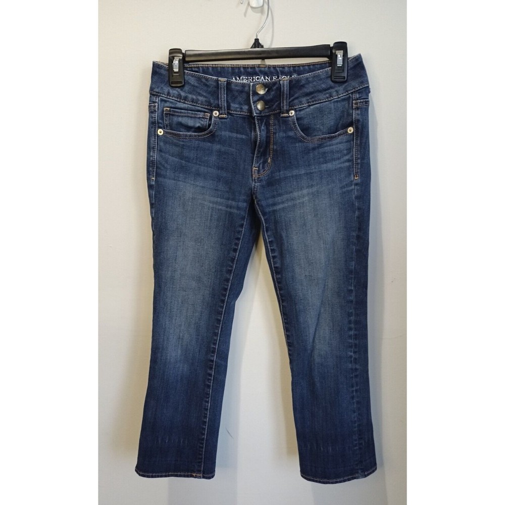 American Eagle Artist Crop Super Stretch Jeans Size 4